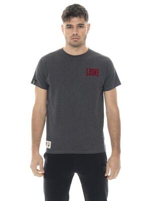 Heren t-shirt met korte mouwen van katoen met leone 1947 graphics print.