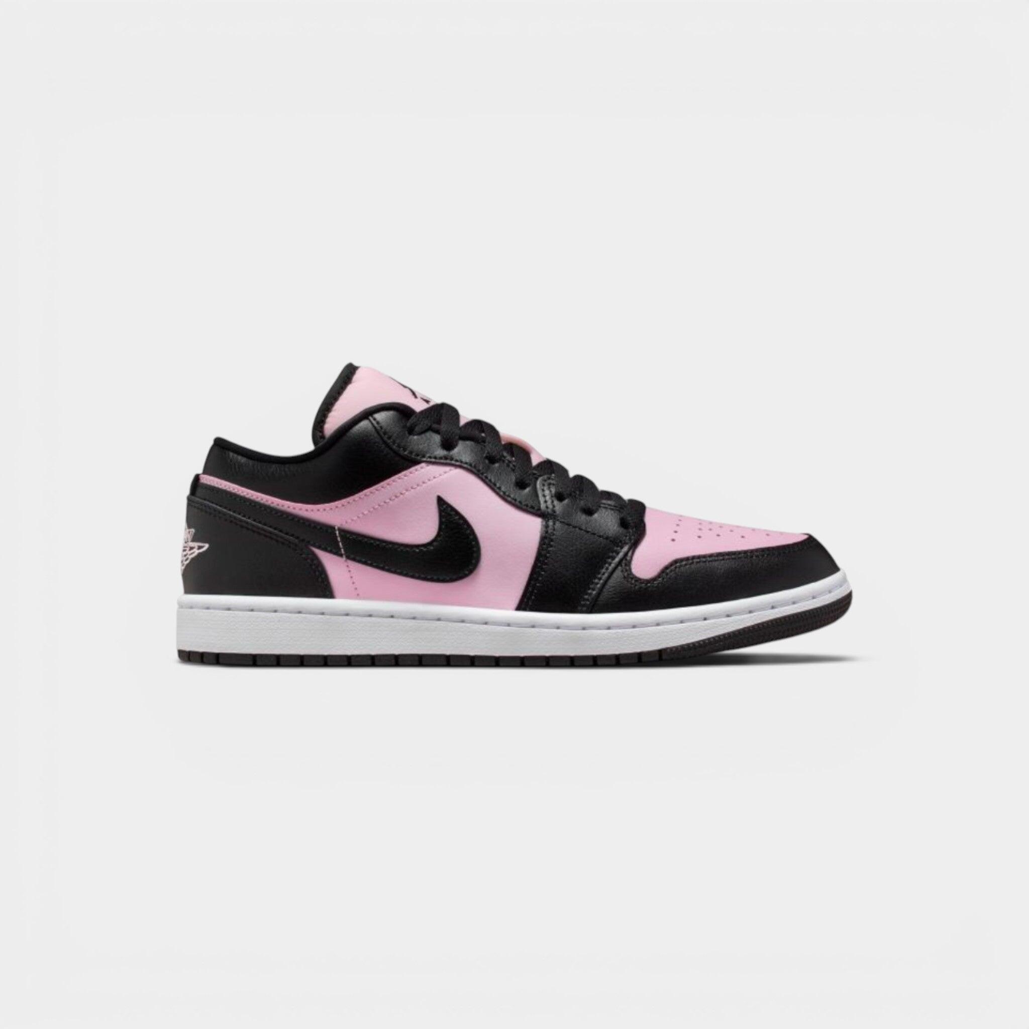 Jordan 1 Low Pink Foam Black (Women's) 1/3
