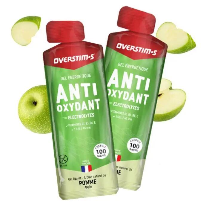Pack 5 Overstim's Antioxidant Apple Gel