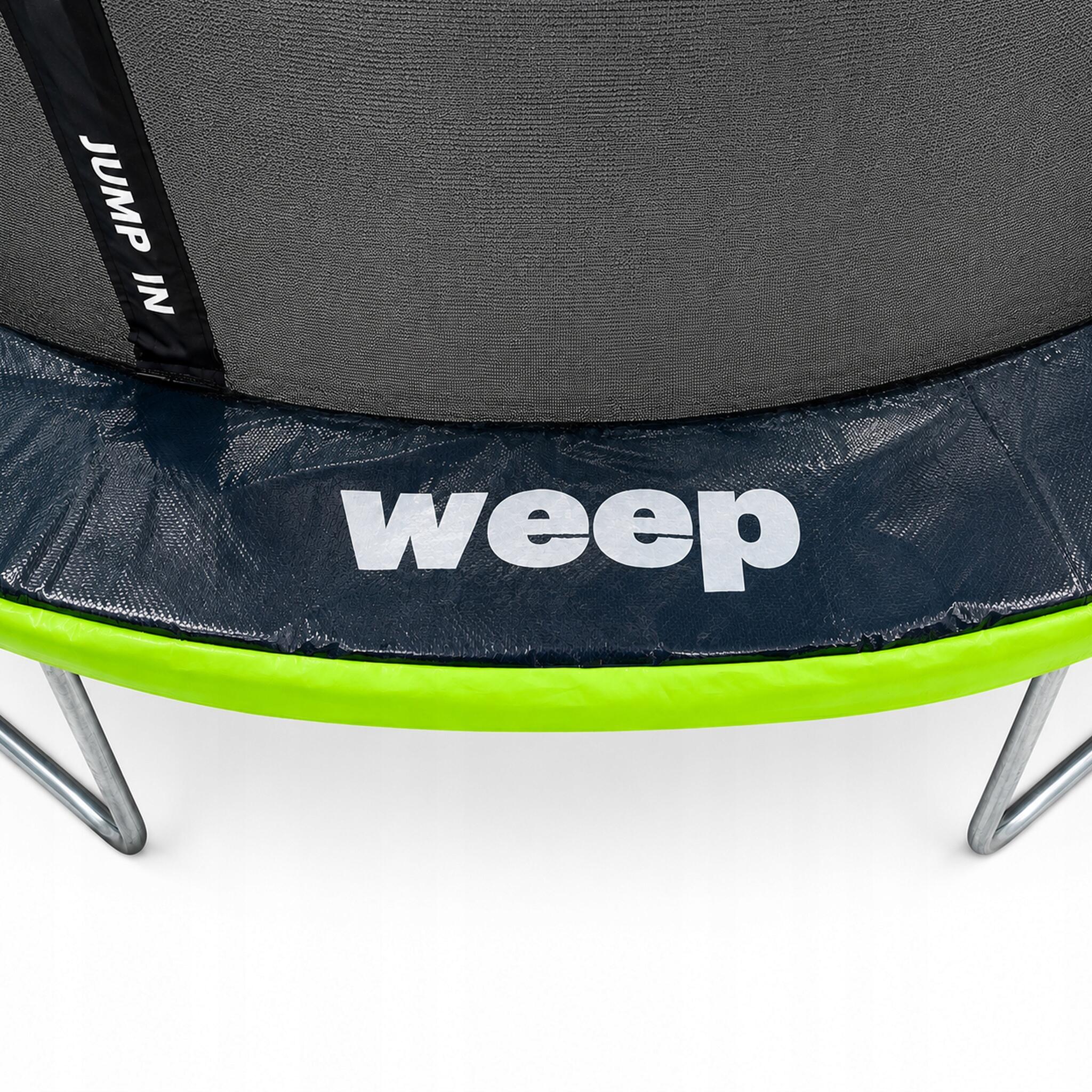 Trampolina Domowa Dla Dzieci Do Ogrodu Z Siatką Wewnętrzną - Weep 305cm 10" 7/7