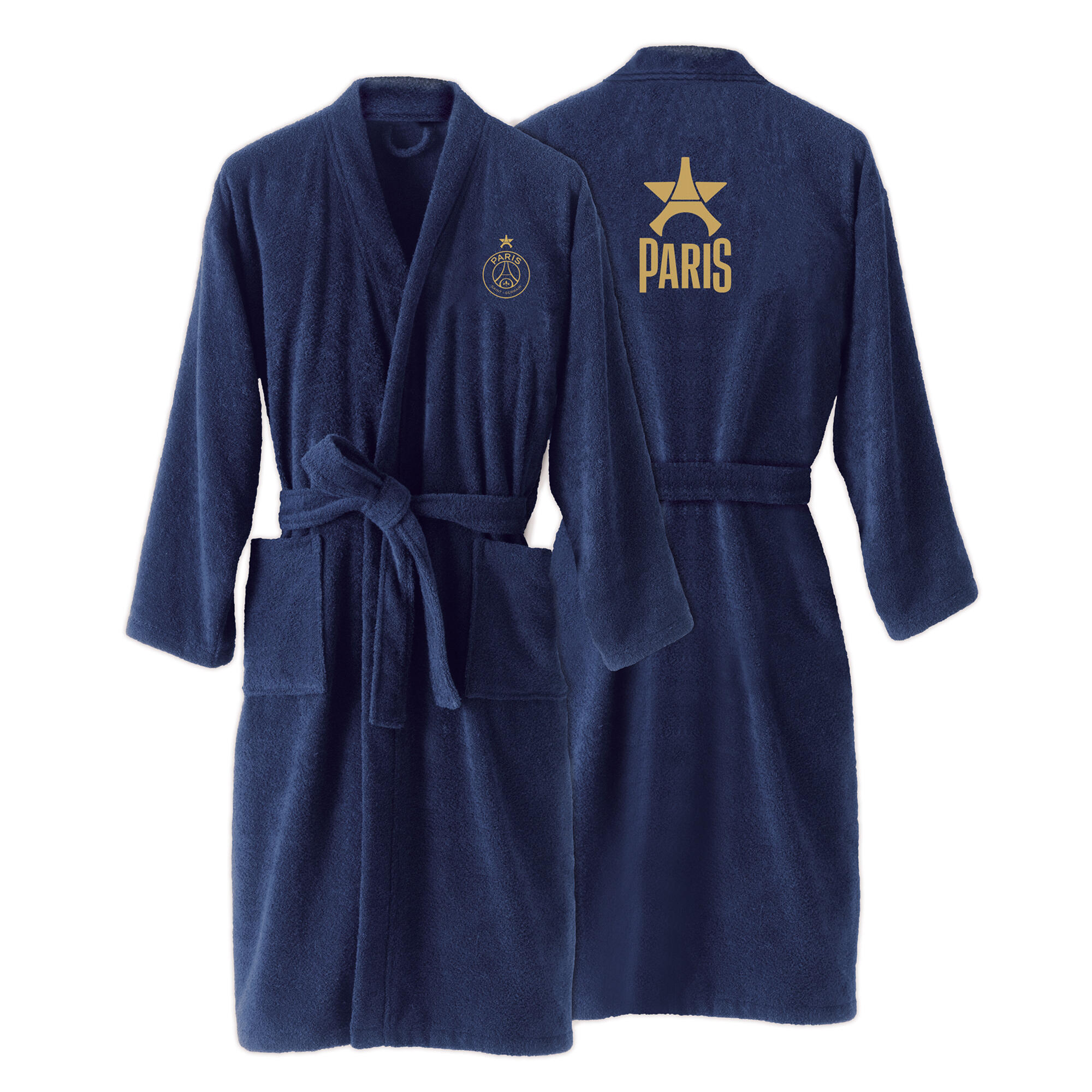 Peignoir de bain adulte 100% coton football Paris - Europe 6/6
