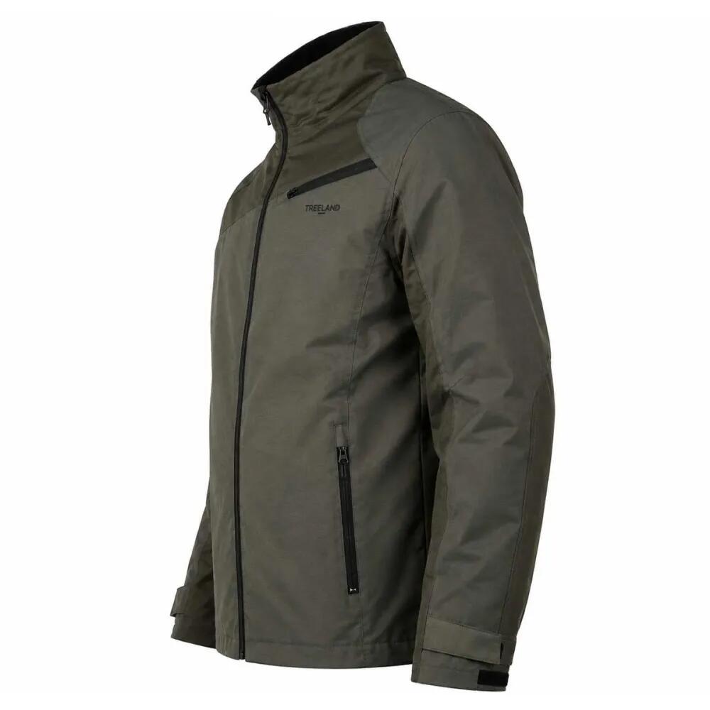 Veste De Chasse Treeland Oxford Maquisard Verte 3/5