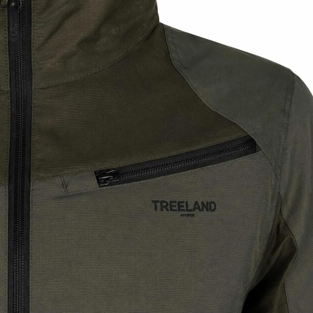 Veste De Chasse Treeland Oxford Maquisard Verte 5/5