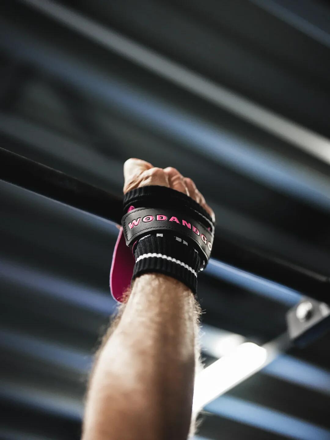 Maniques Gym Powergrip FUSION Rose - L 3/4