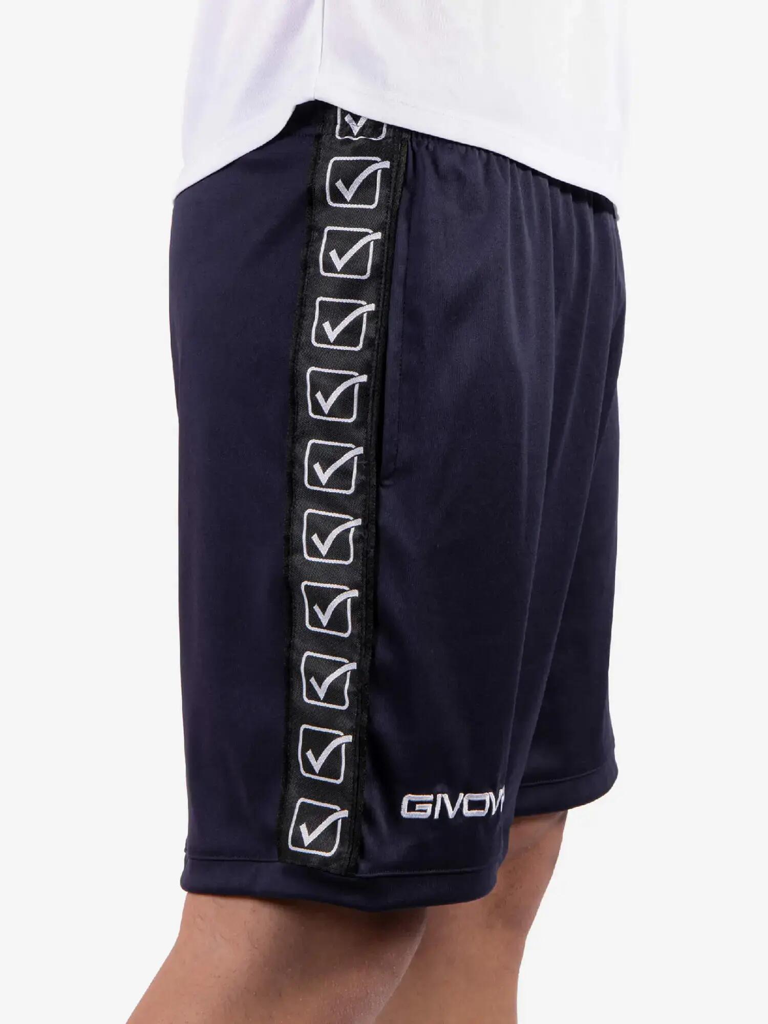 Pantaloncini uomo givova blu 3/4