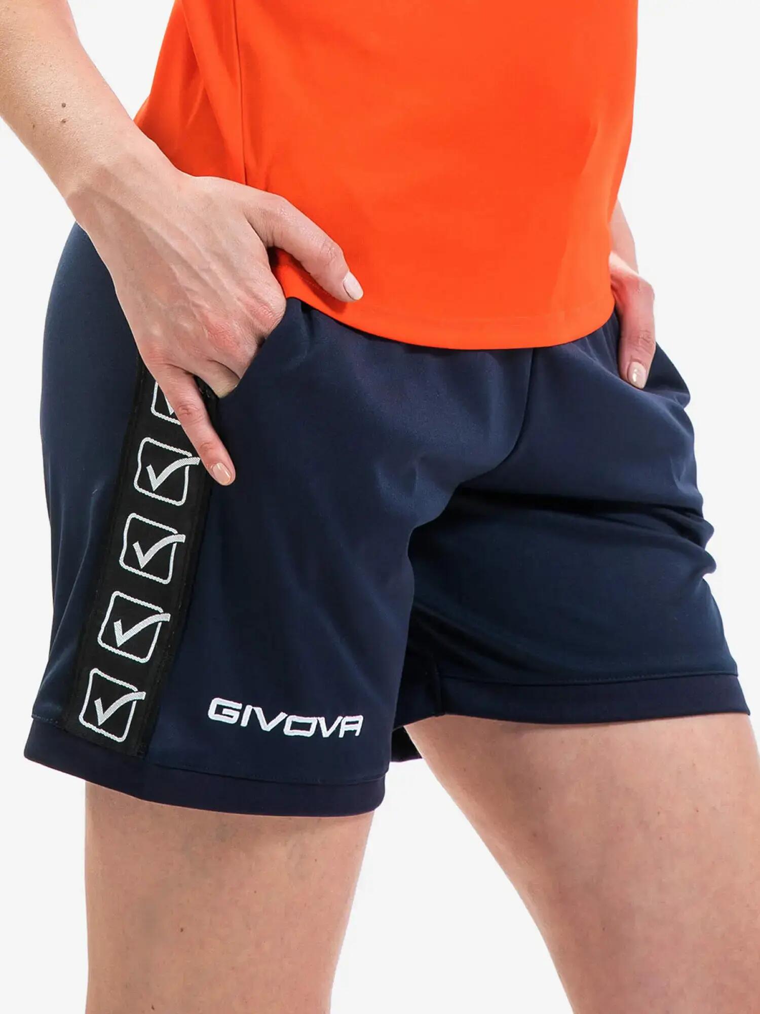 Pantaloncini uomo givova blu 4/4