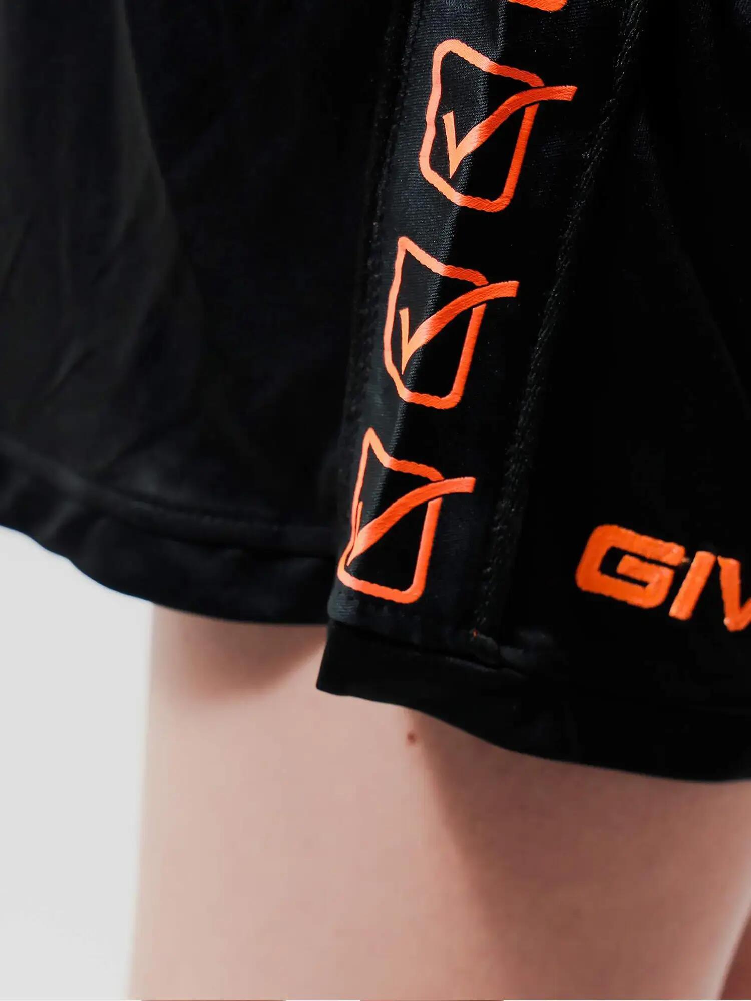 Pantaloncini uomo givova nero/arancio fluo 5/5