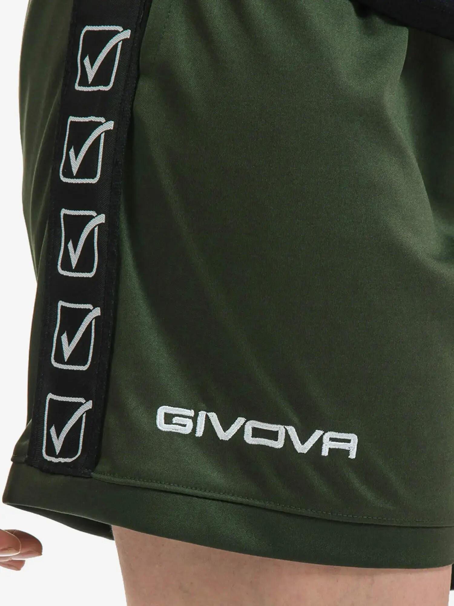 Pantaloncini uomo givova verde militare 3/3