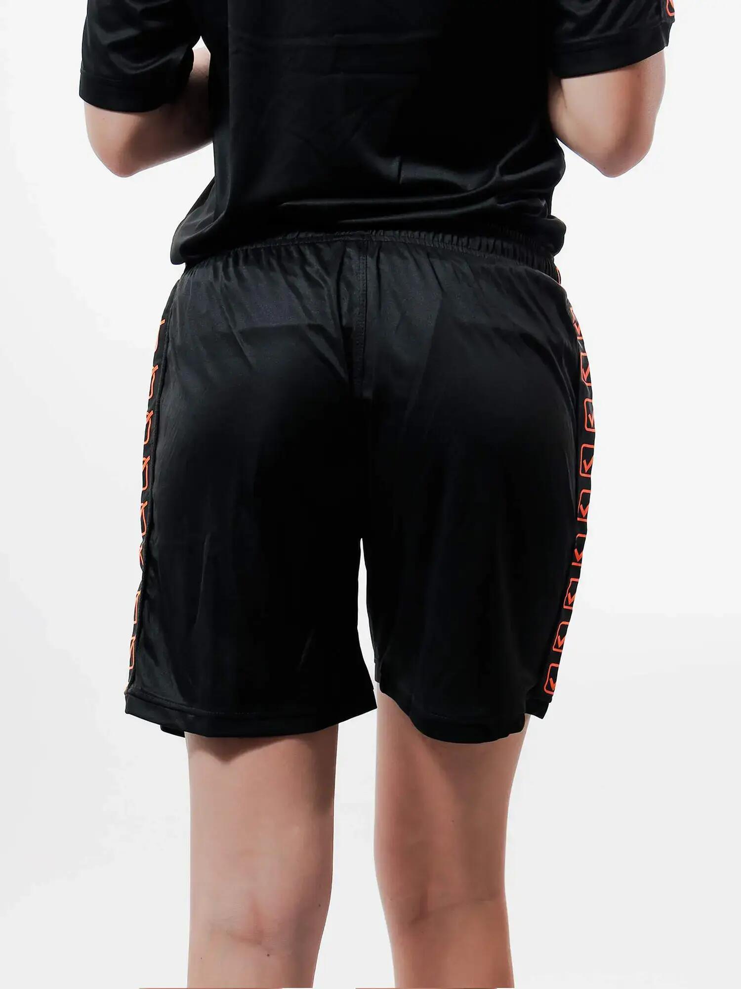Pantaloncini uomo givova nero/arancio fluo 4/5