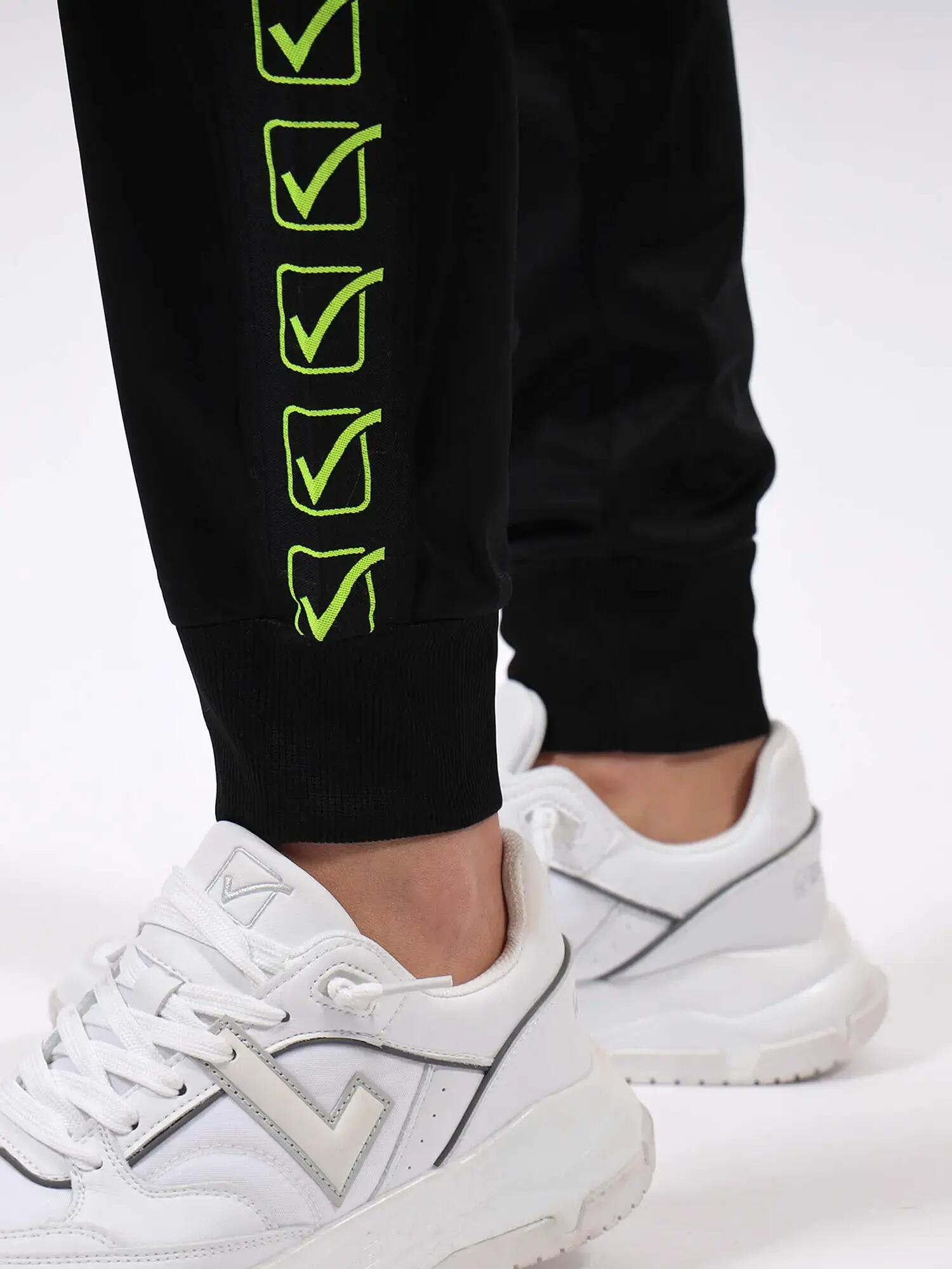 PANTALONE uomo givova nero/giallo fluo 5/5