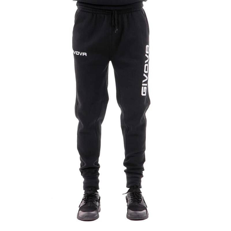 Pantaloni de sport Givova Pantaloni Logo Mare Negru Negru
