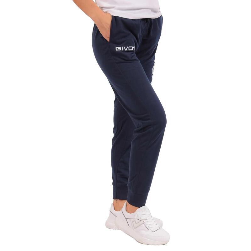 Pantaloni de trening Givova Pantaloni Big Logo Blue