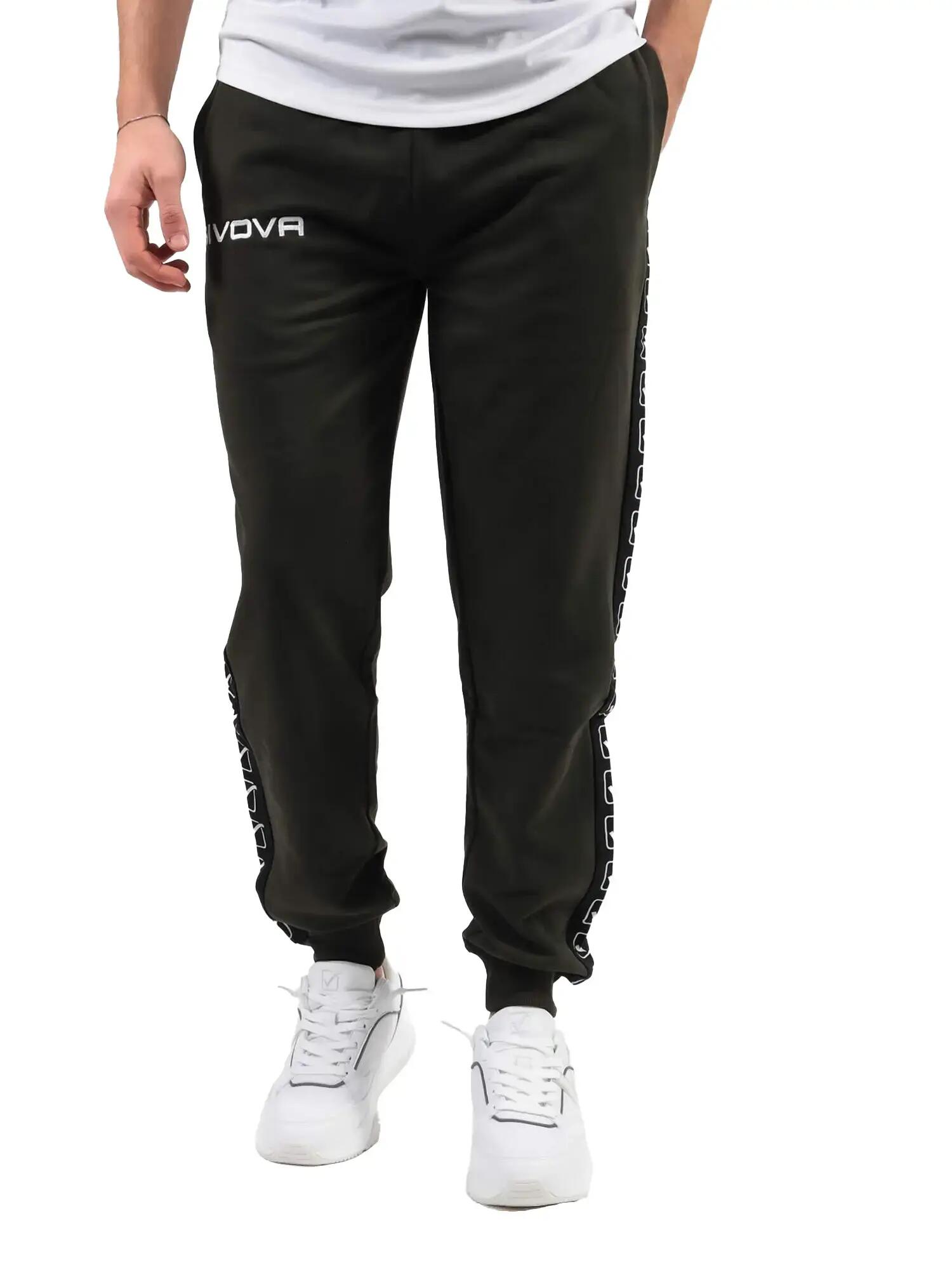Pantaloni uomo givova verde militare 2/7