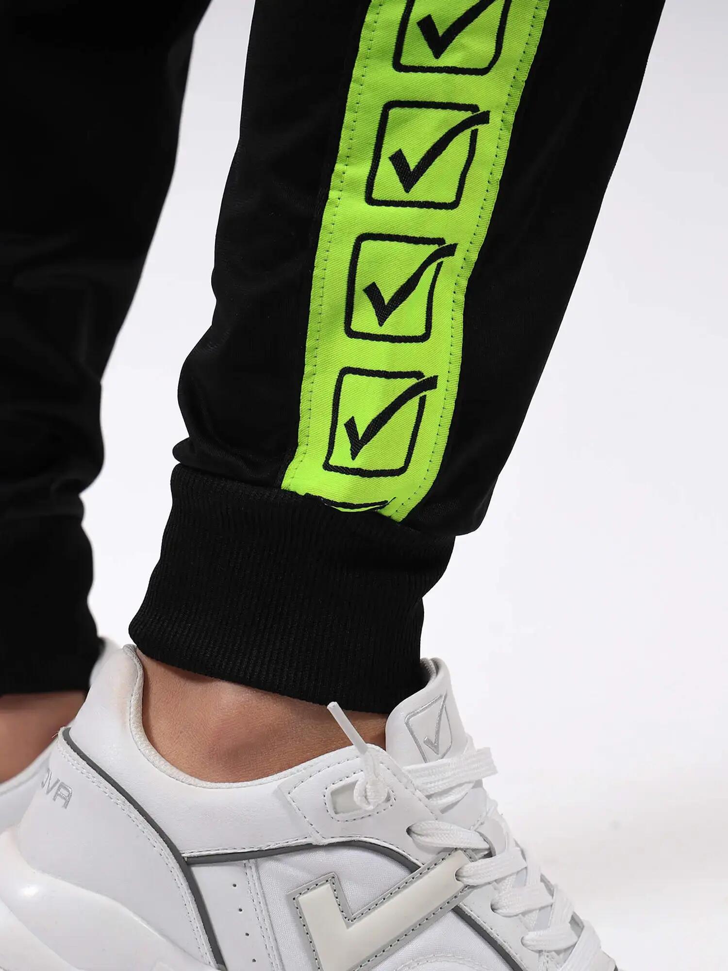 Pantaloni uomo givova giallo fluo/nero 5/5