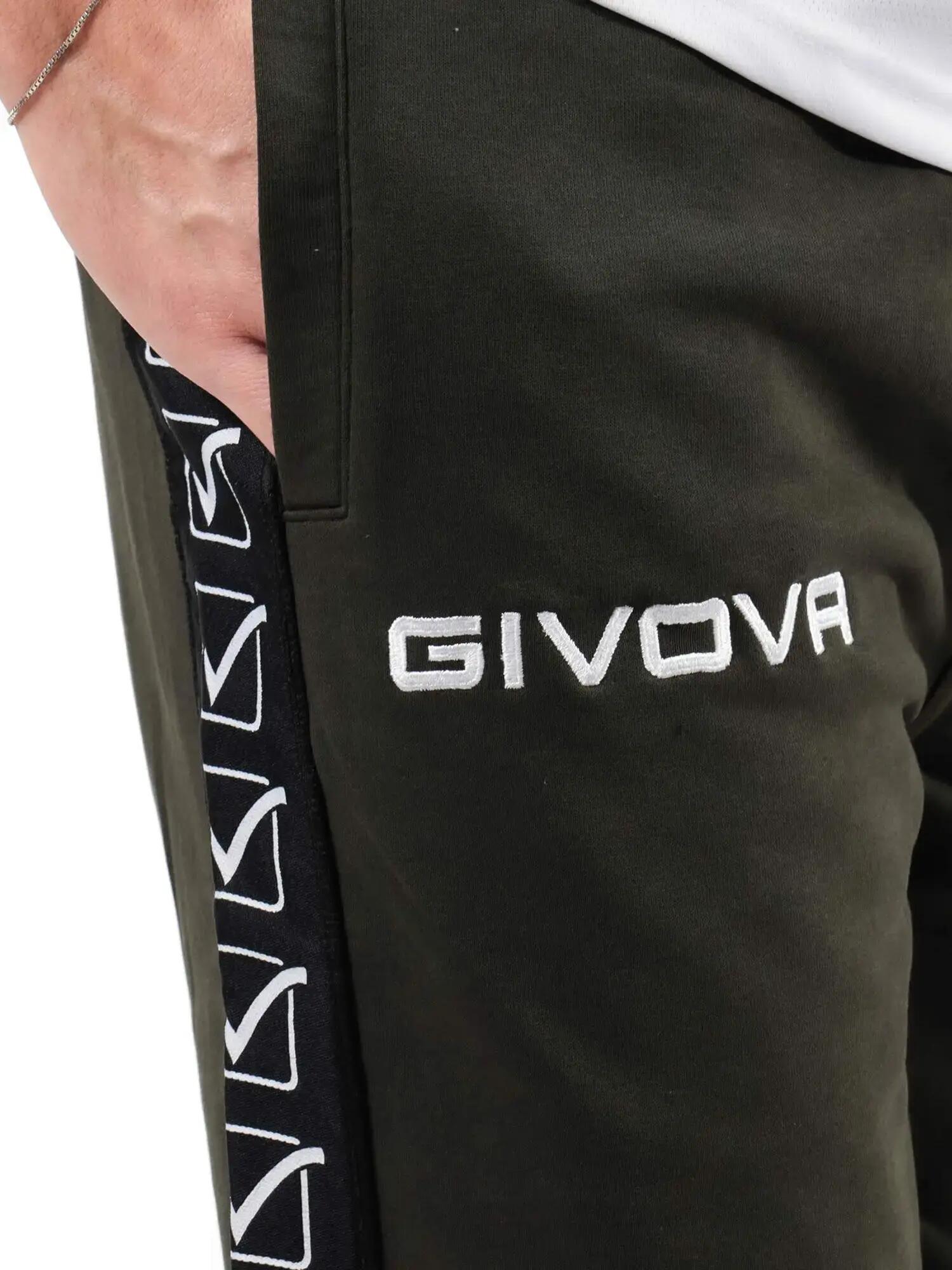 Pantaloni uomo givova verde militare 5/7