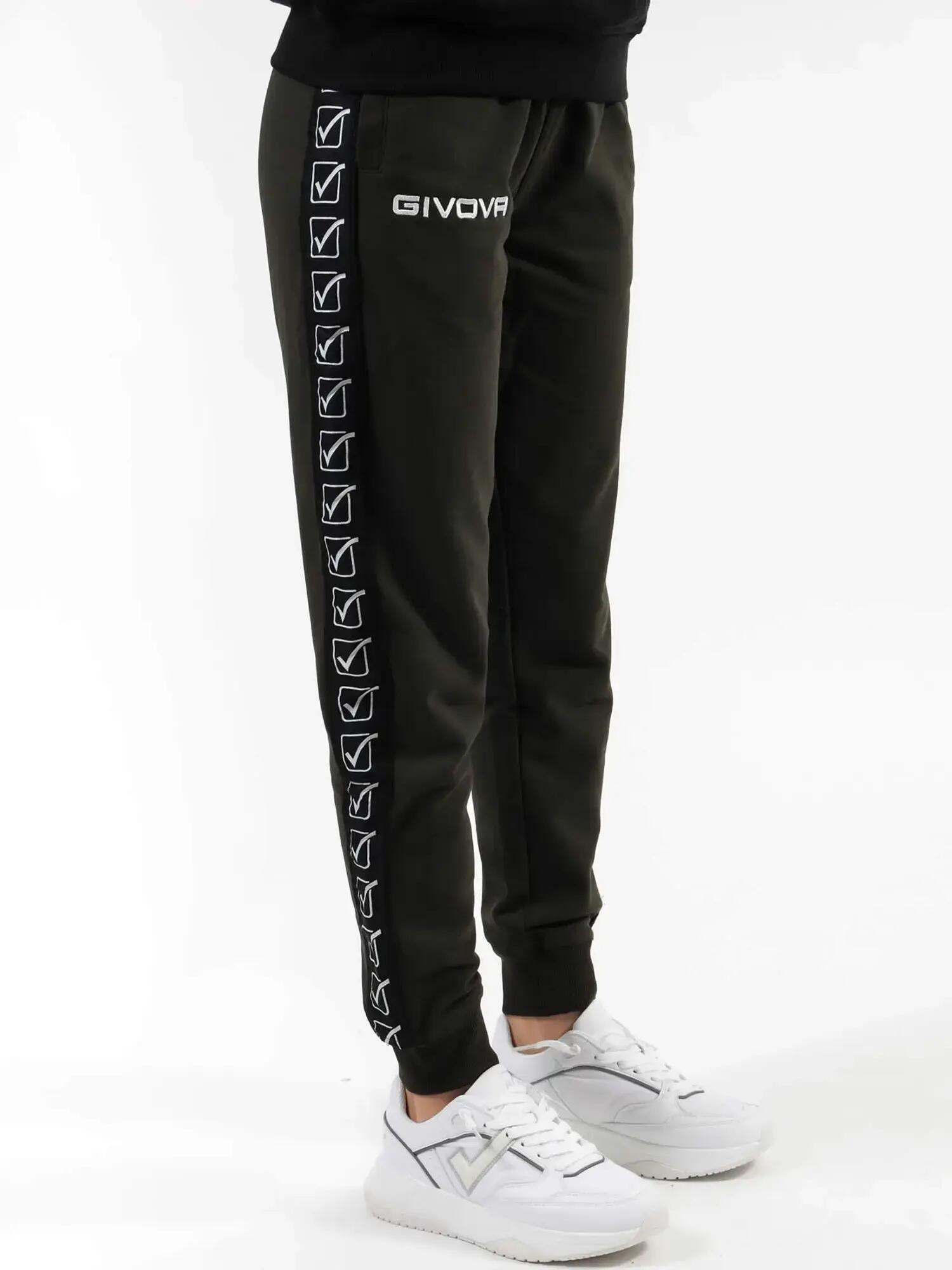 Pantaloni uomo givova verde militare 7/7