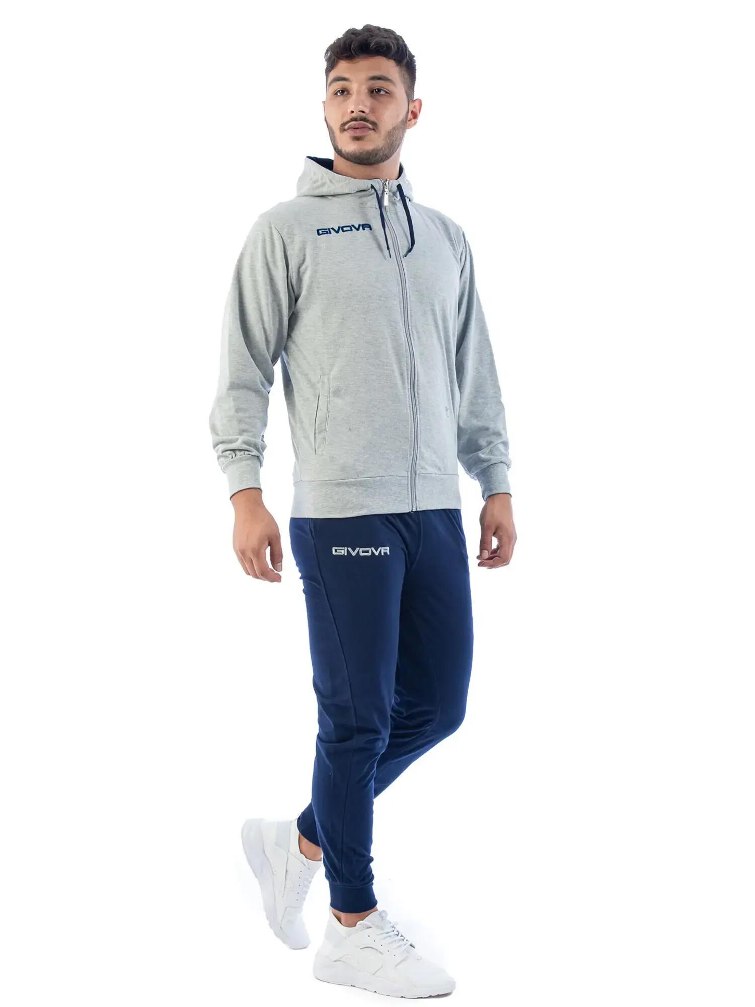 TUTA complete uomo givova grigio/blu 2/6
