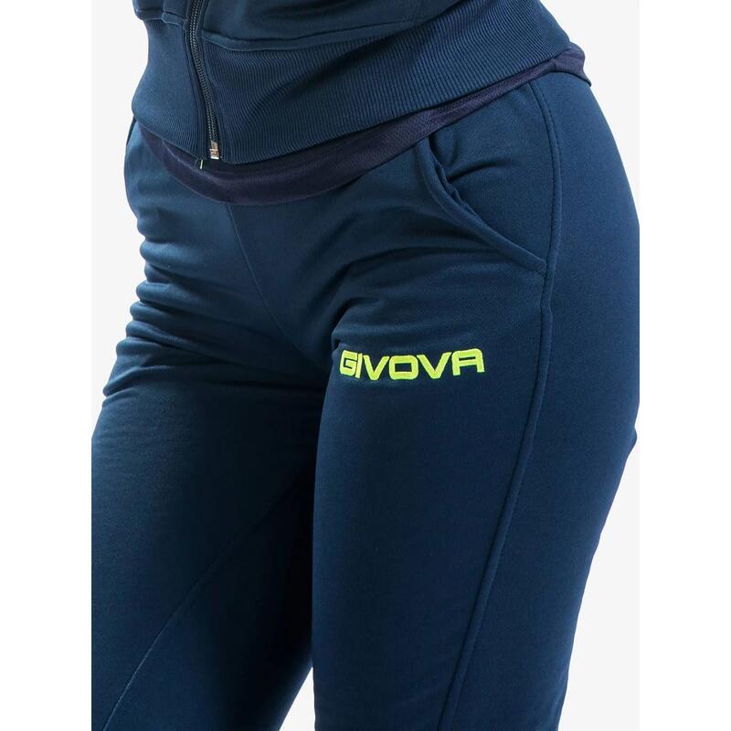 Trening damă Relax Givova Lady, Bleumarin/Galben fluo, S