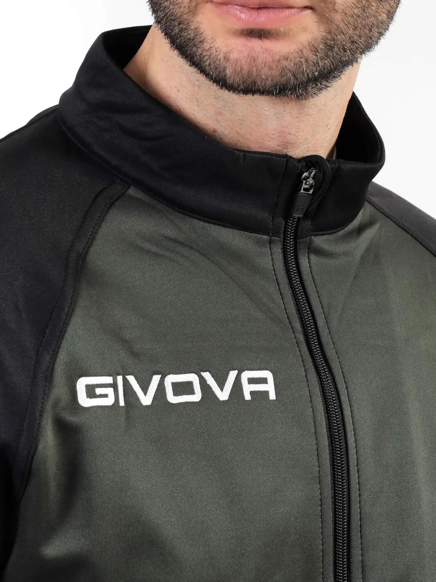 Completo sportivo Givova Cuba Army Verde-nero Verde 4/5