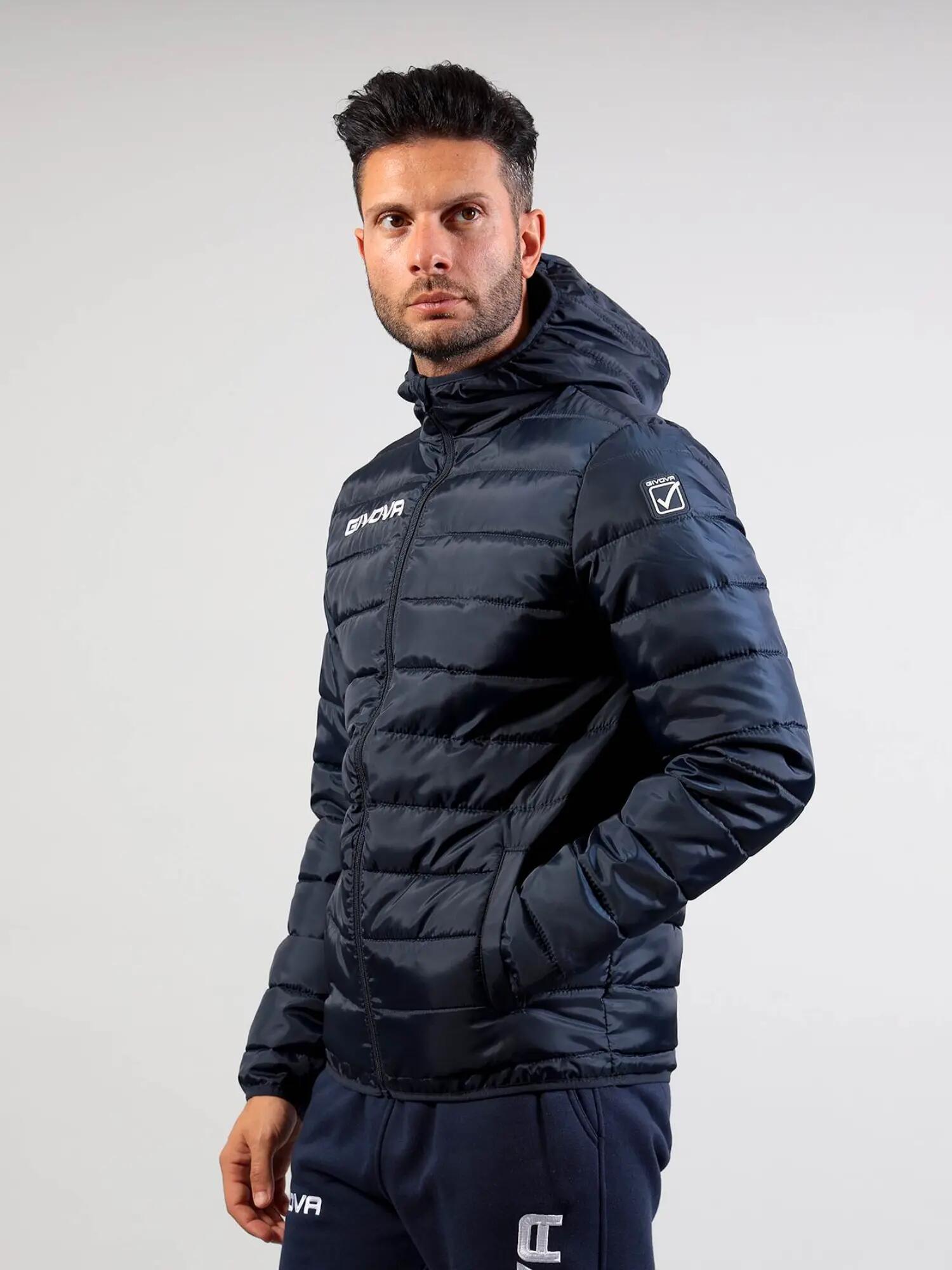 Chaqueta acolchada Givova azul marino para hombre 4/7