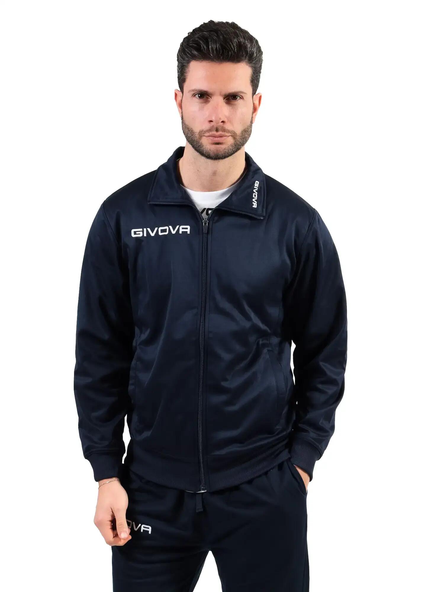 Sudadera Adulto Técnica Mono 500 Givova Marino Poliéster 2/5