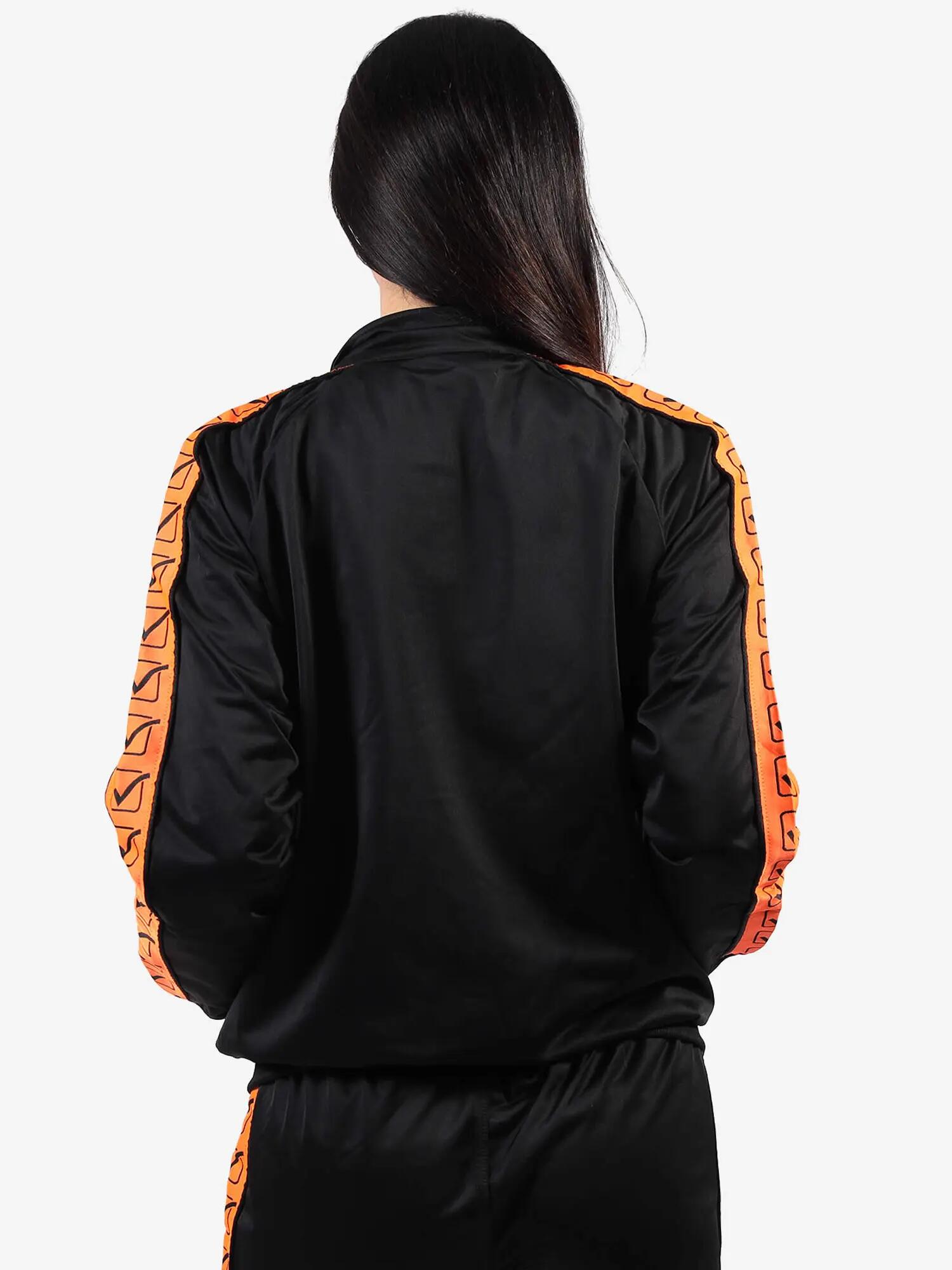 Giacca tuta uomo givova arancio fluo/nero 5/5