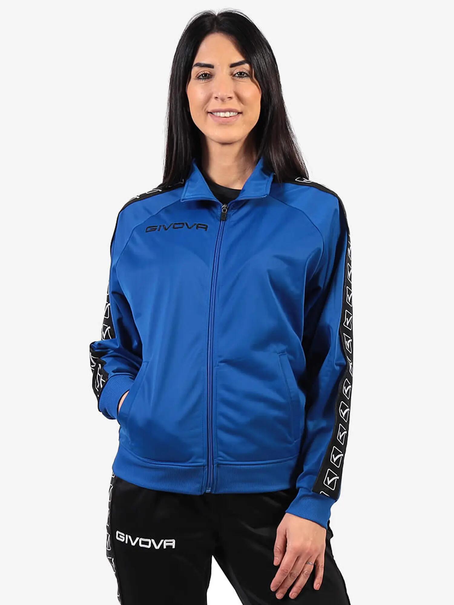 Giacca tuta uomo givova azzurro 3/5