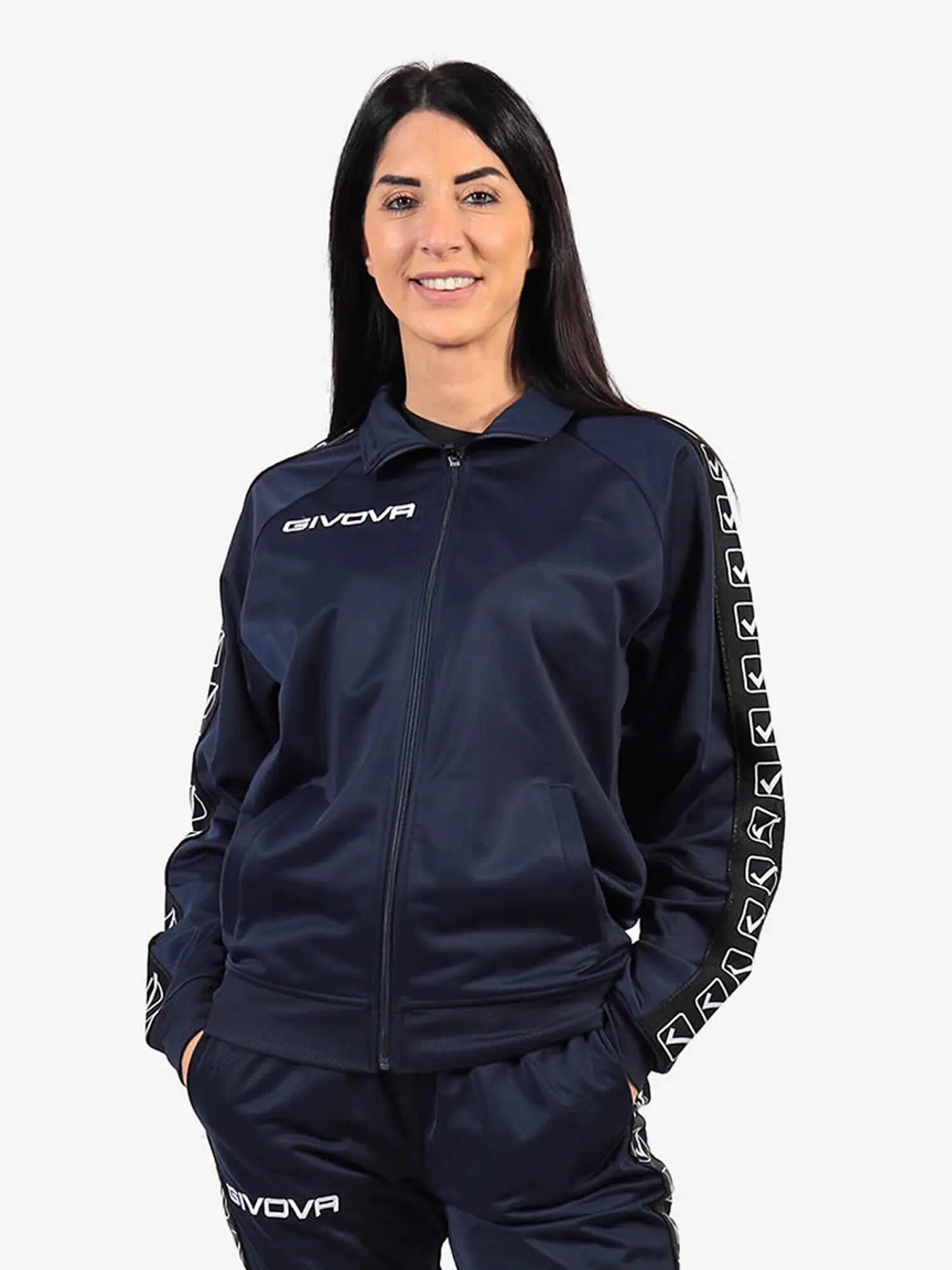 Giacca tuta uomo givova blu 4/7