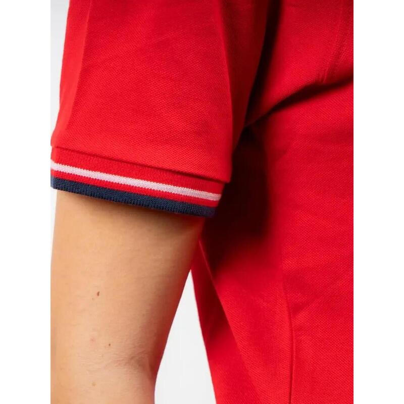 Tricou Polo Givova Roșu-Albastru Marin Roșu