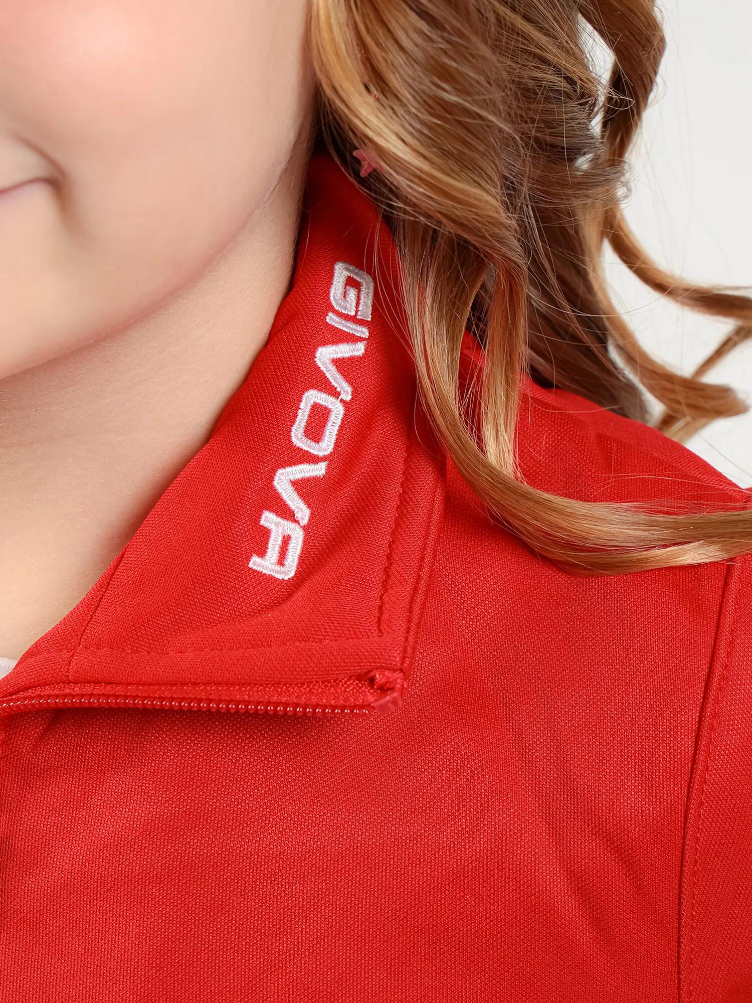 Sweatshirt desportiva Givova Polarfleece Mono 500 Vermelho 7/7