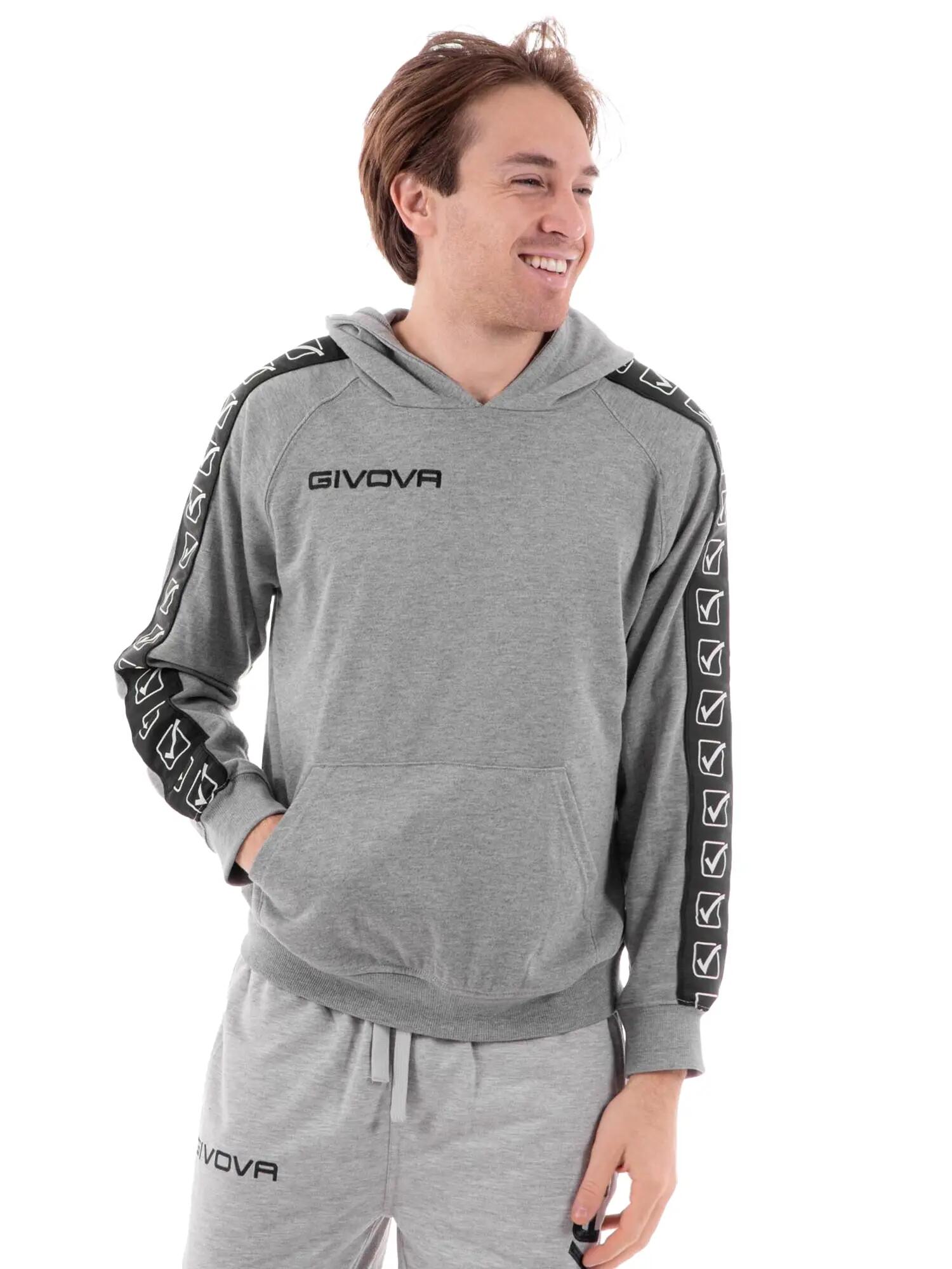 Sweatshirt à capuche bande Givova Tarry 2/4