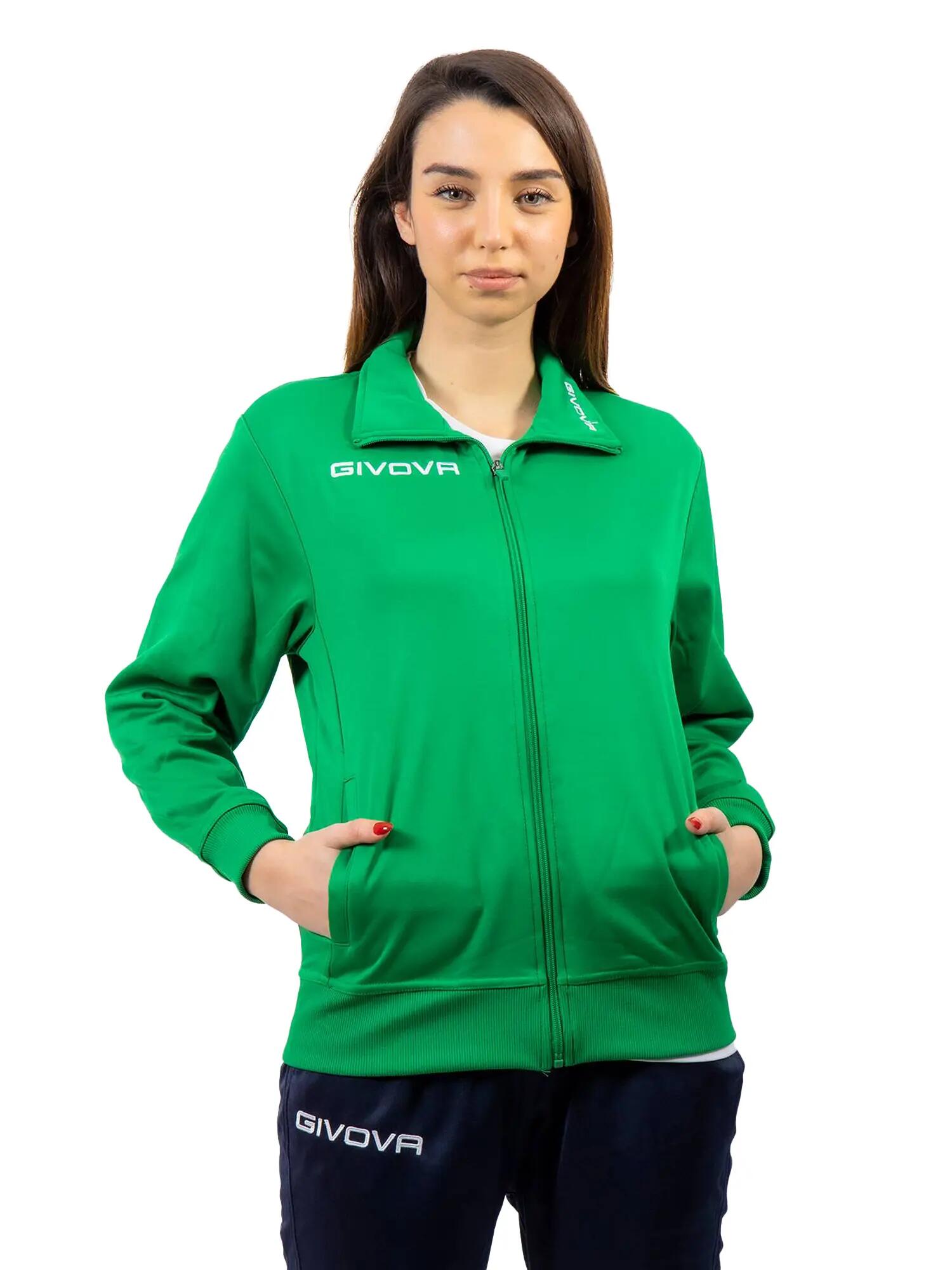 Giacca tuta uomo givova verde 2/4