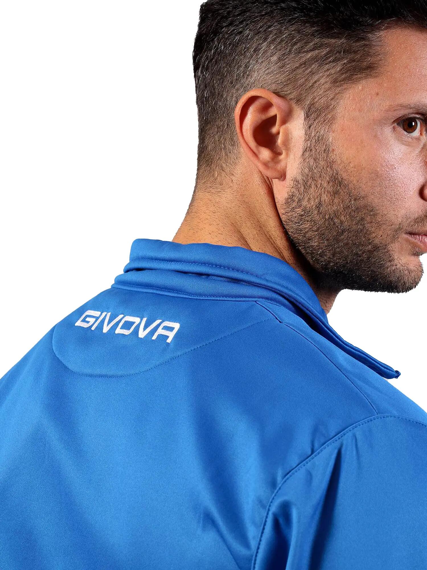 Sweatshirt desportiva Givova Polarfleece Mono 500 Azul 3/5