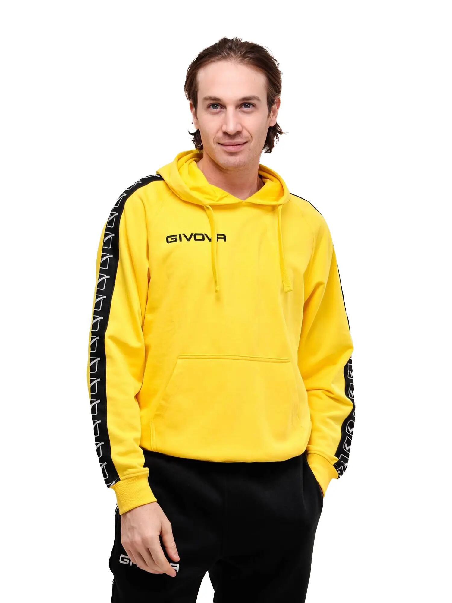 Sweatshirt à capuche avec bande Givova 2/5
