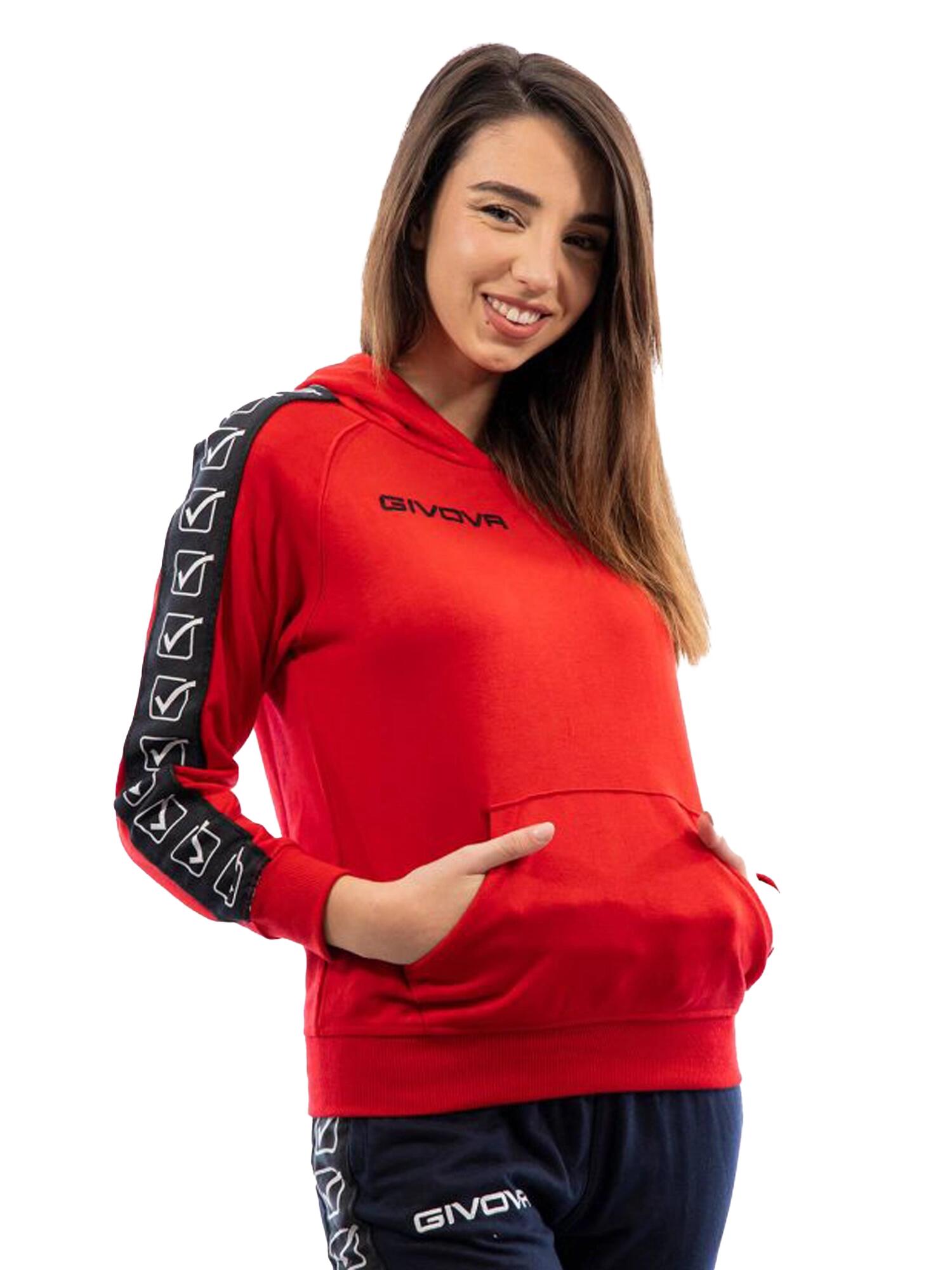 Sweatshirt à capuche bande Givova Tarry 2/4