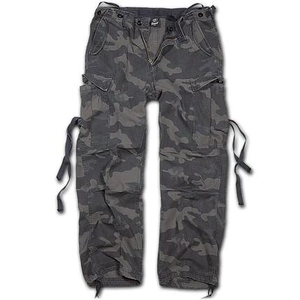 Spodnie bushcraft męskie Brandit M65 Vintage Dark Camo