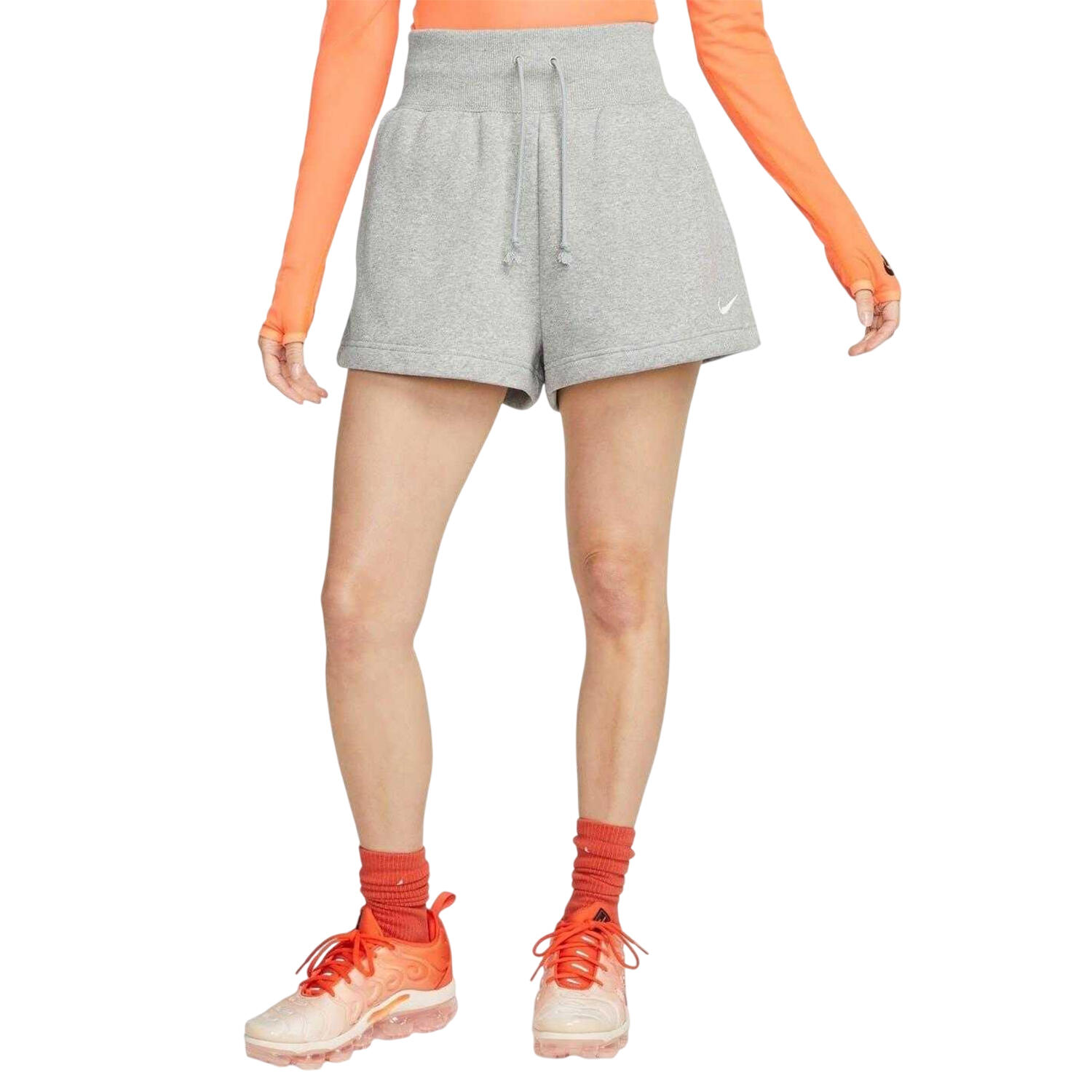 Pantalones Cortos Sportswear Essential para Mujer Gris 3/5