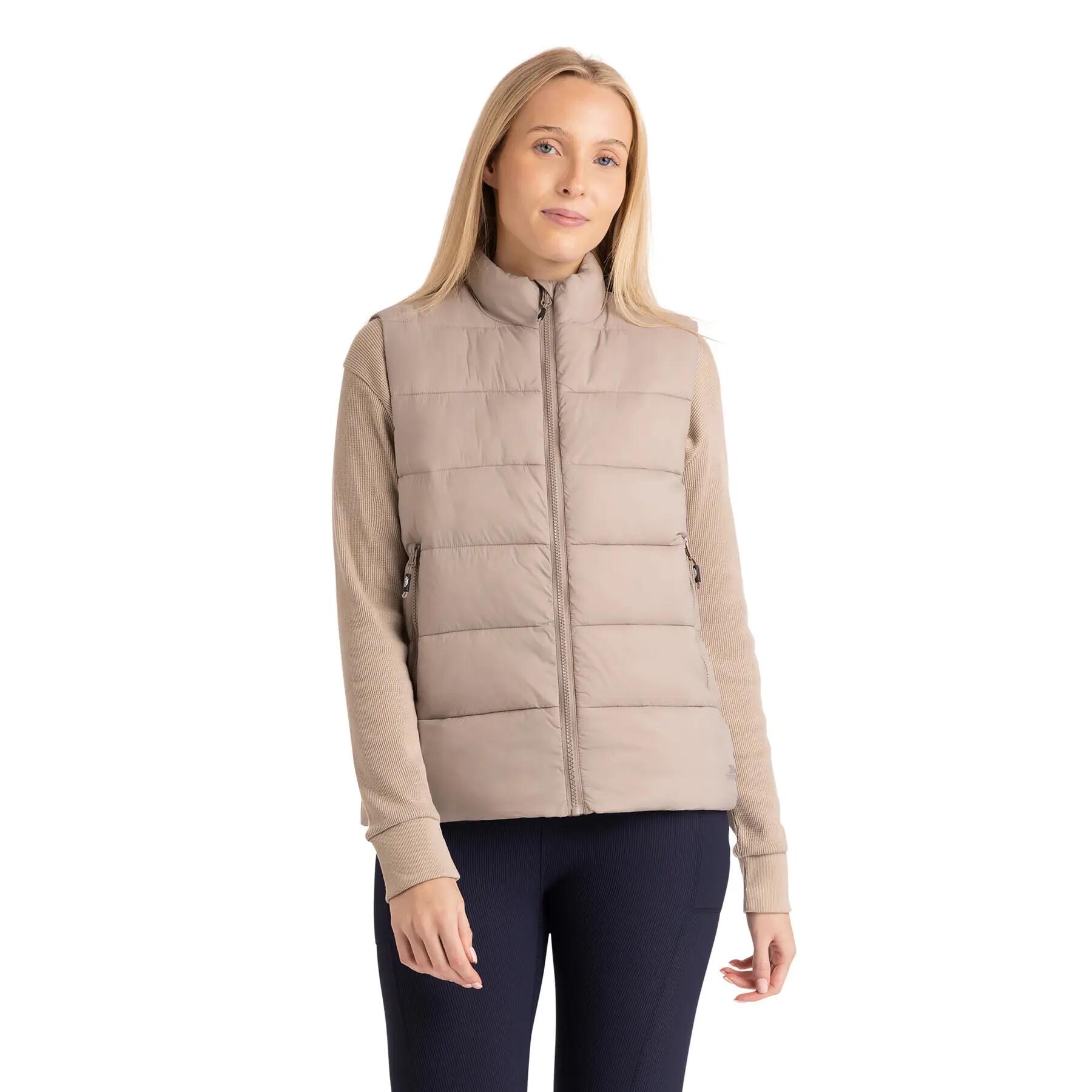 Trespass Simone - Chaleco informal para mujer color arena 2/5