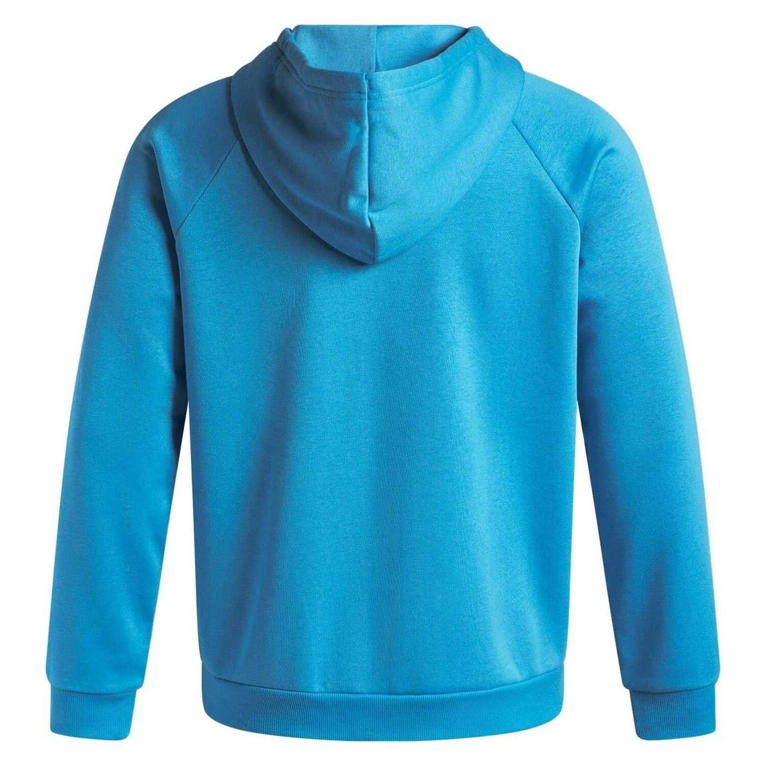 Heren Rival Fleece Full Zip Hoodie (Blauw) 3/4