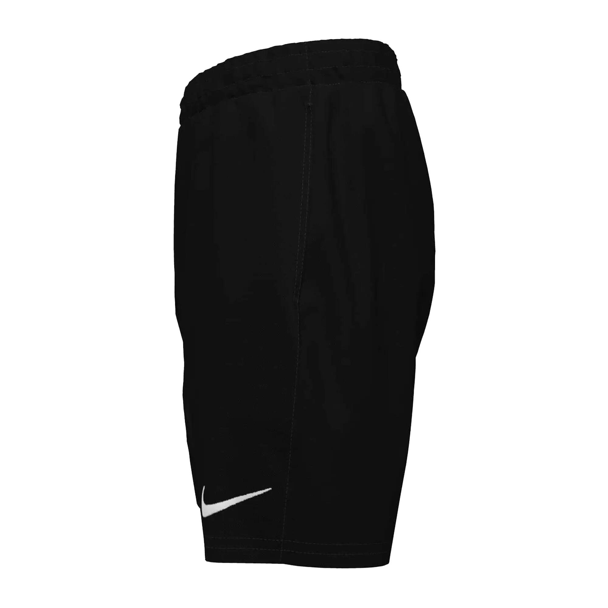 Badeshorts für Jungen Kinder Schwarz 3/3