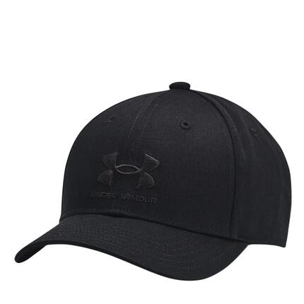 Kinder/Kids Logo Verstelbare Baseball Cap (Drievoudig zwart)