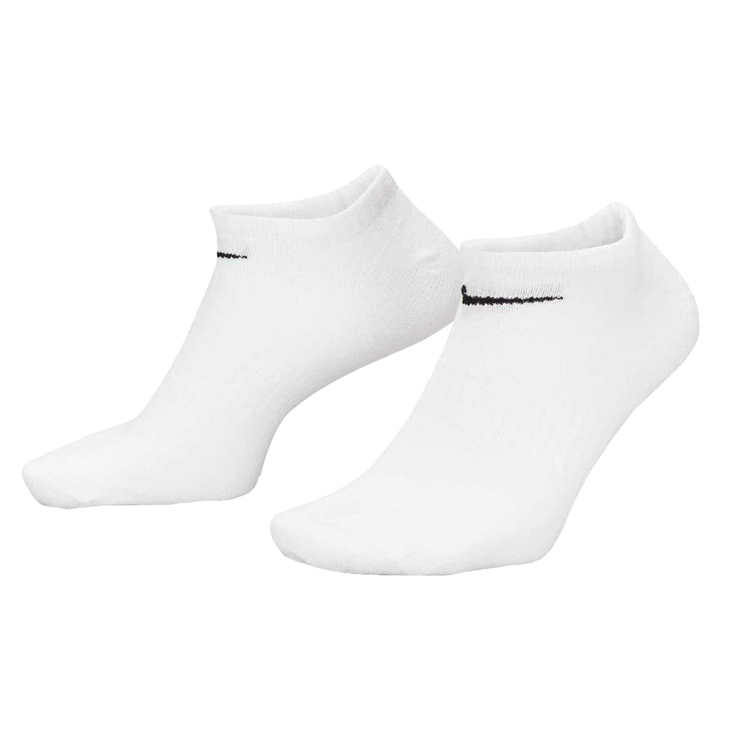 Mens NoShow Socks (Pack of 3) (White) 4/4