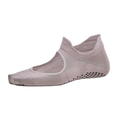 Dames noshow sokken (set van 2) (grijs)