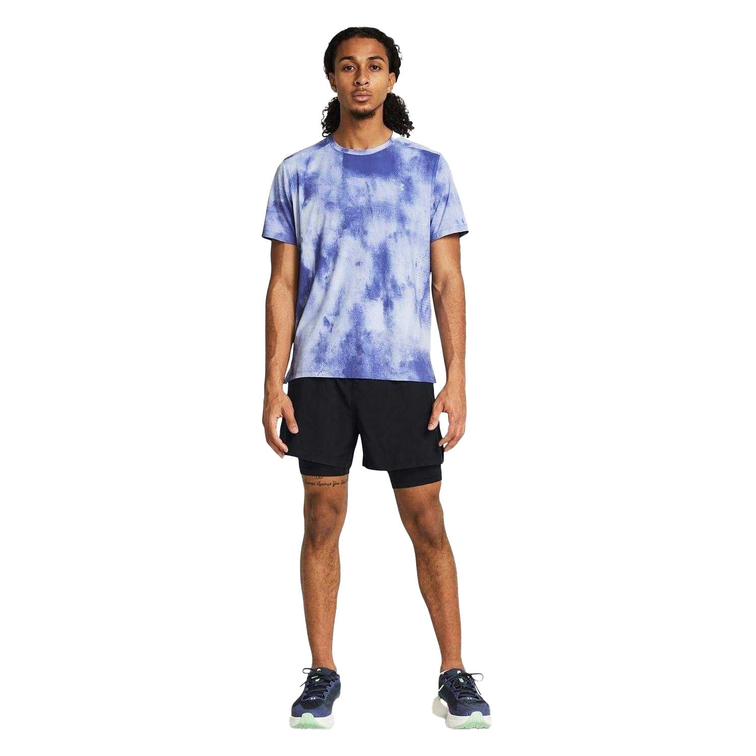 Under Armour Launch 5inch 2-in-1 Shorts Zwart Heren 4/7