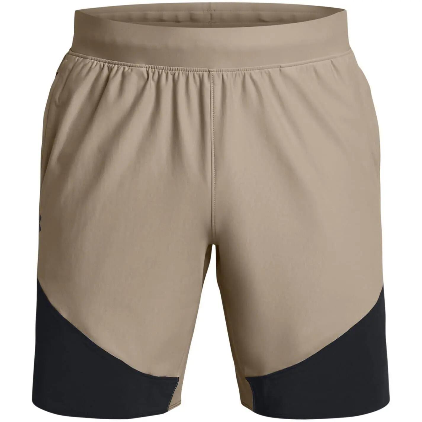 Pantaloncini Uomo Under Armour Elite Marrone 2/5