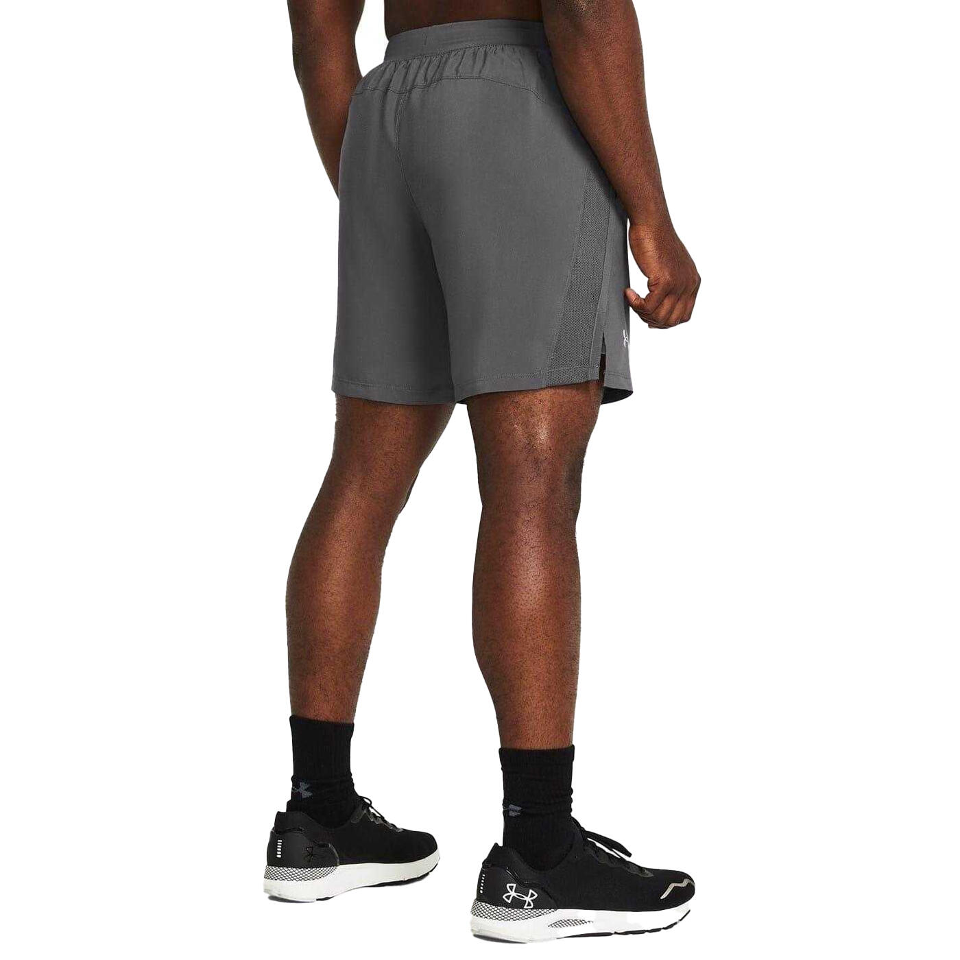 Short De Course LAUNCH Homme (Gris) 3/7