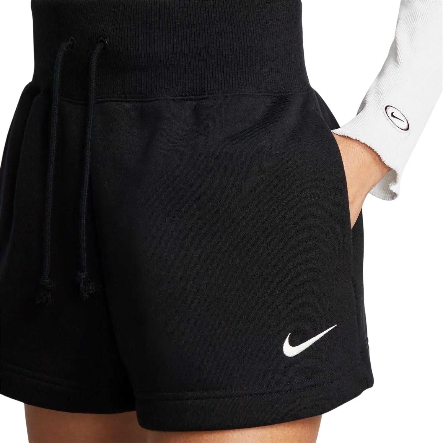 Womens/Ladies Sportswear Essential Shorts (Black) 3/5