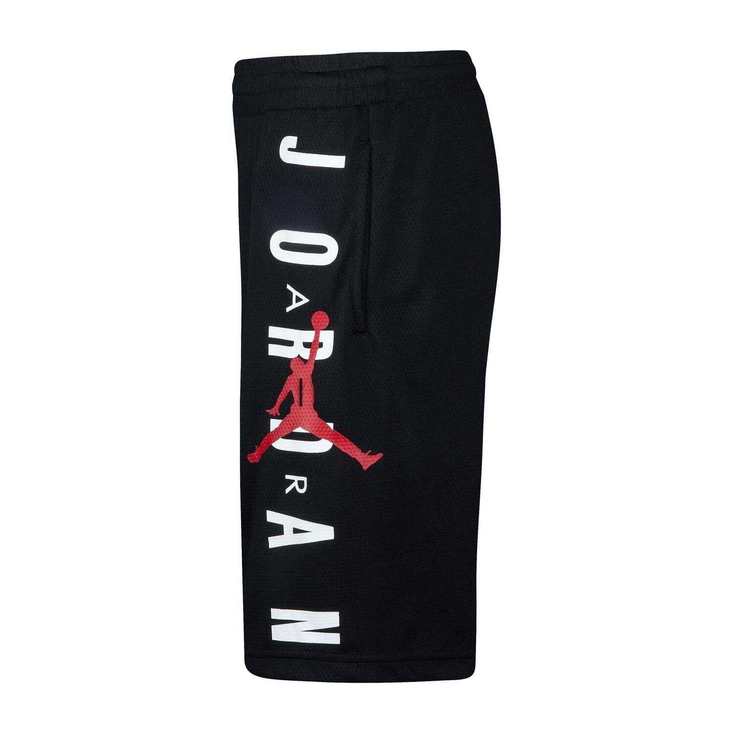 Pantaloncini Da Basket Maglia A Rete Bambini Nike Nero 3/4