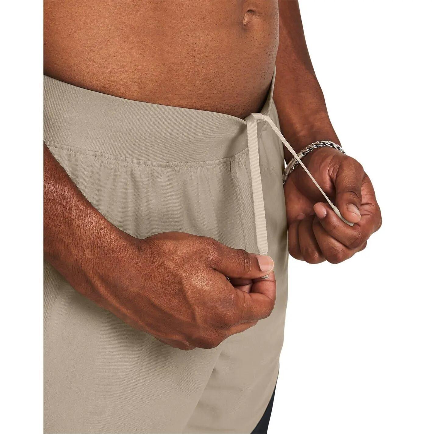 Pantaloncini Uomo Under Armour Elite Marrone 4/5