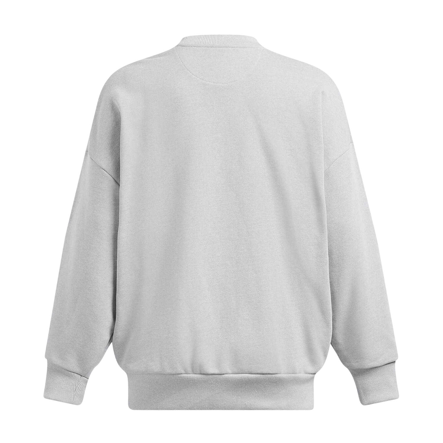 Felpa Oversize Donna Under Armour Icon Grigio 3/3